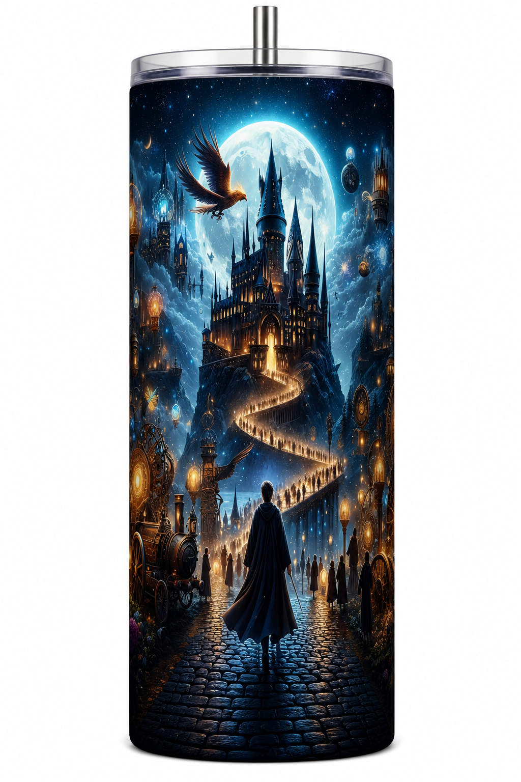 Midnight Magic Castle 20oz Skinny Tumbler