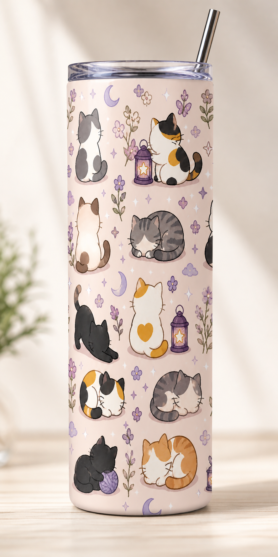 Cozy Kittens 20oz Tumbler