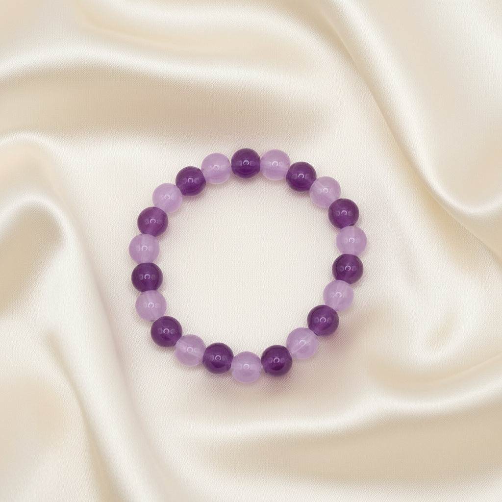 Lavender Dream Beaded Bracelet