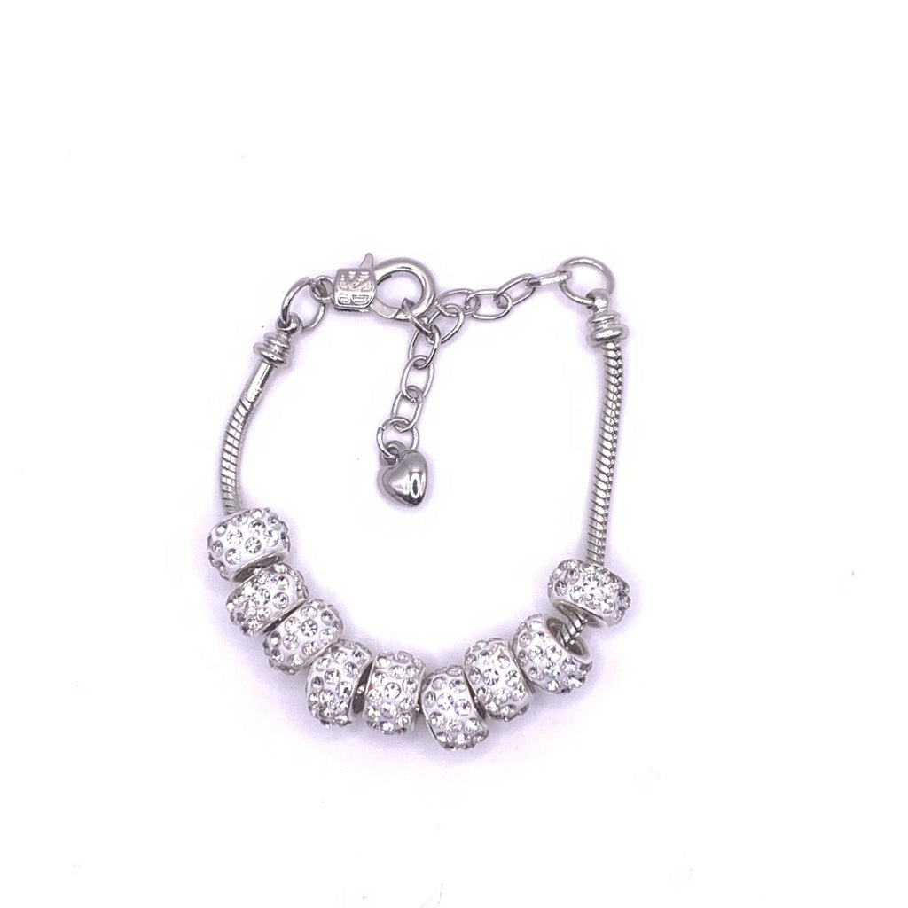 Diamond Drift Charm Bracelet
