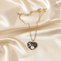 Black Luxe Charm Necklace