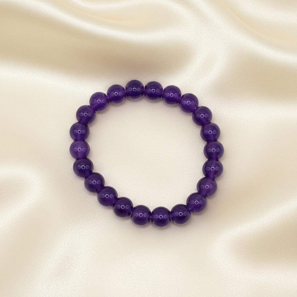 Violet Core Beaded Bracelet