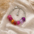 Sunset Blush Charm Bracelet