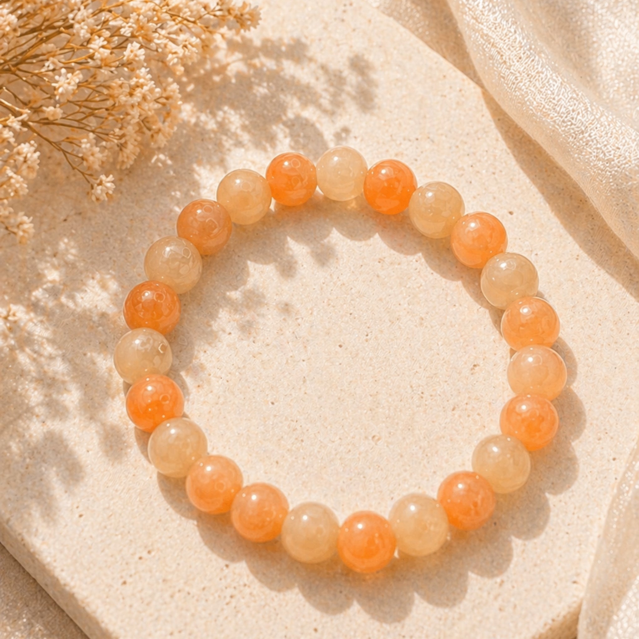 Golden Hour Beaded Bracelet