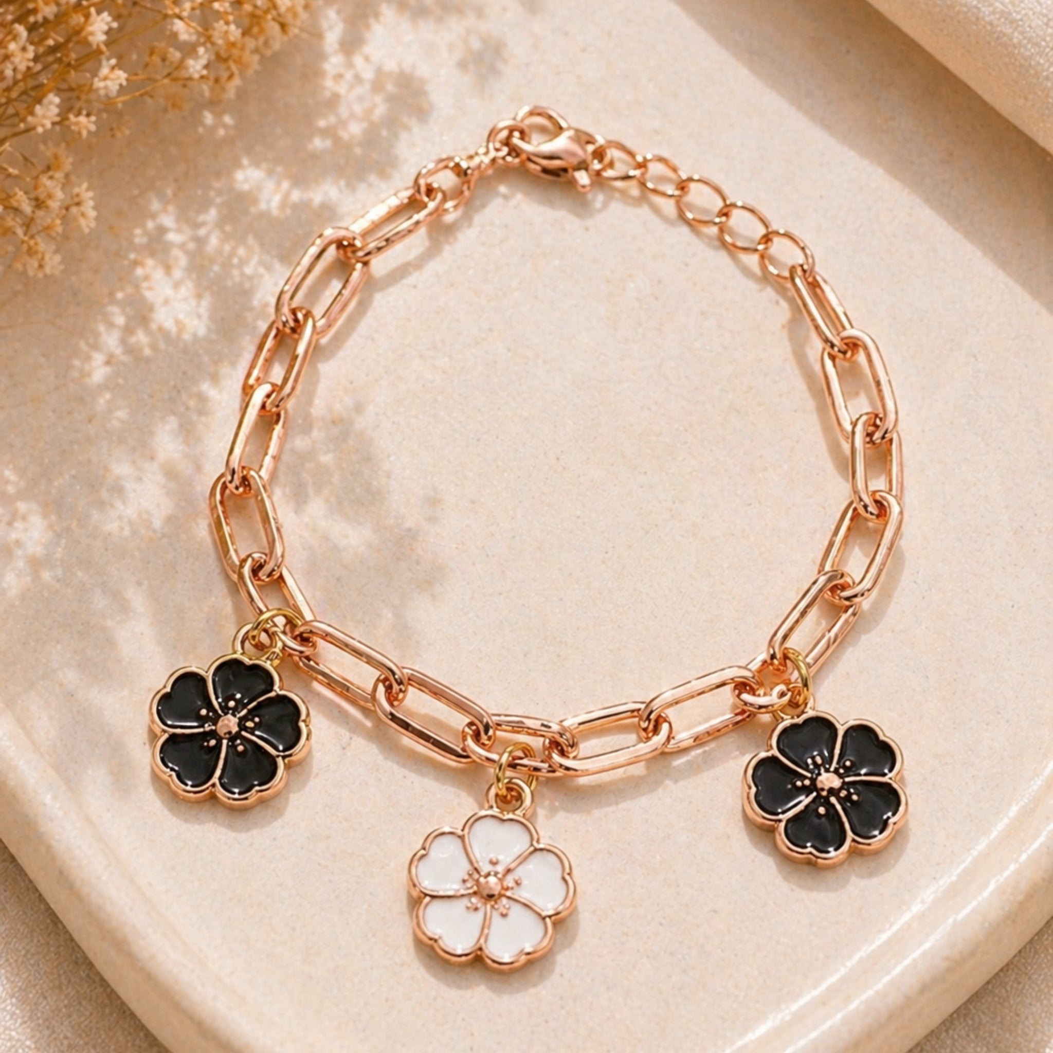 Blush Garden Charm Bracelet