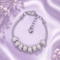 Diamond Drift Charm Bracelet