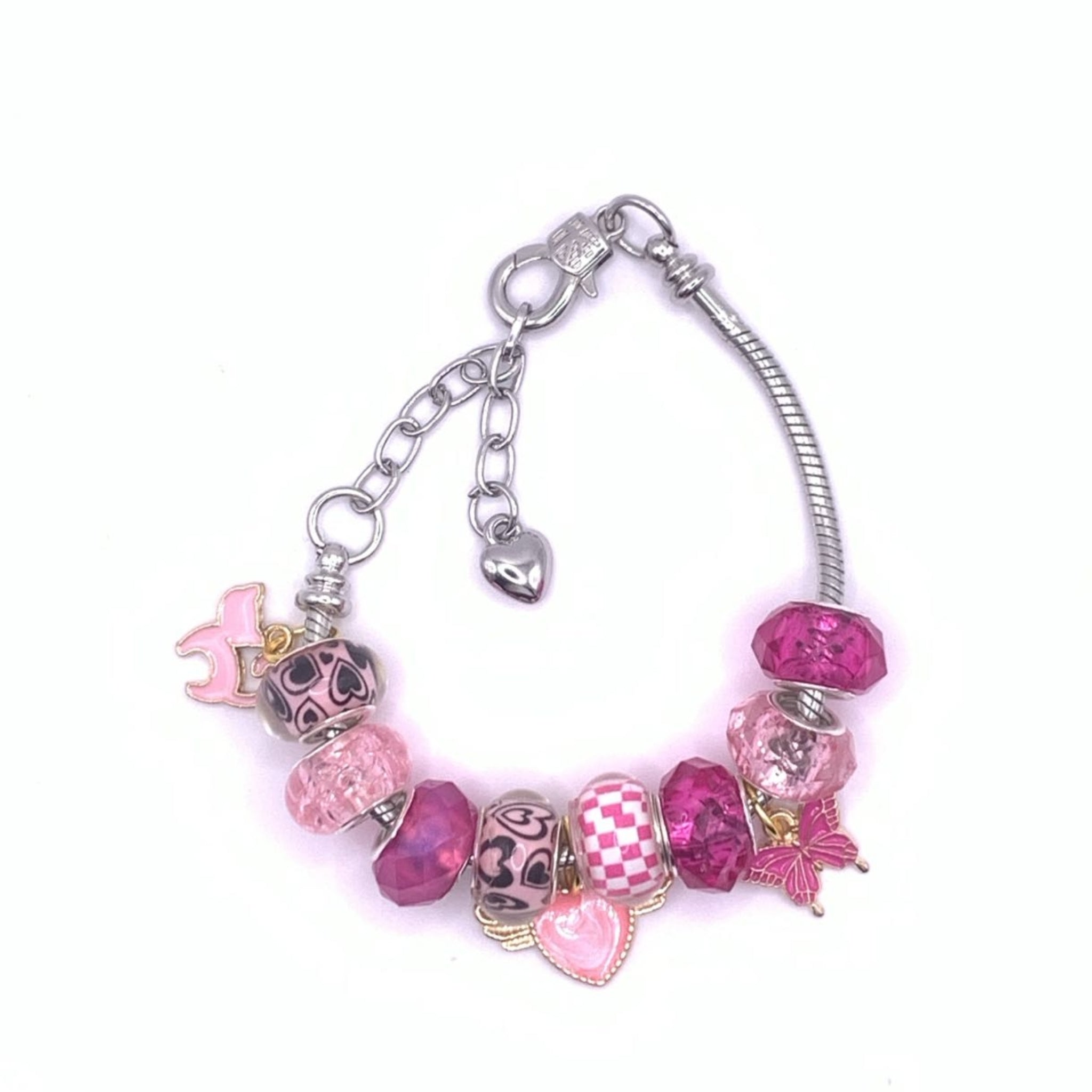 Pink Sugar Charm Bracelet