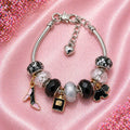 Black Velvet Charm Bracelet