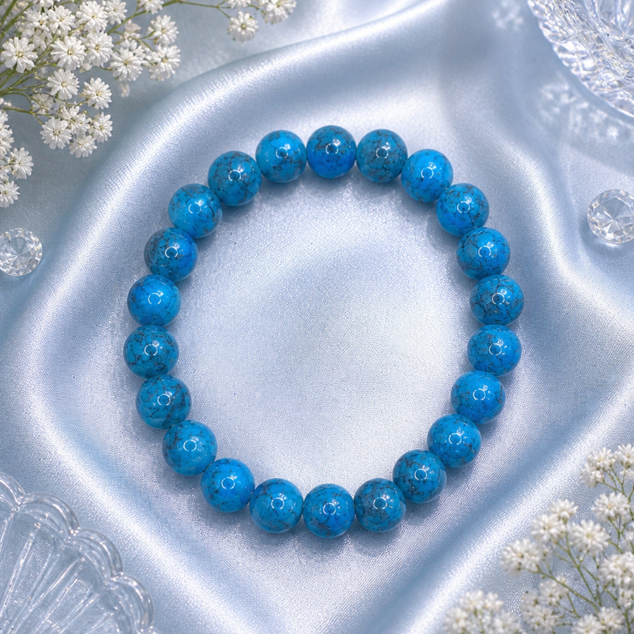 Midnight Lagoon Beaded Bracelet