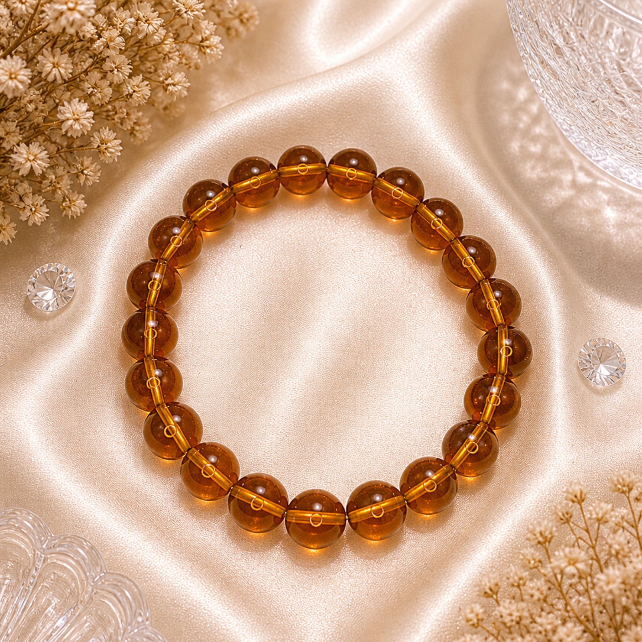 Autumn Glow Beaded Bracelet